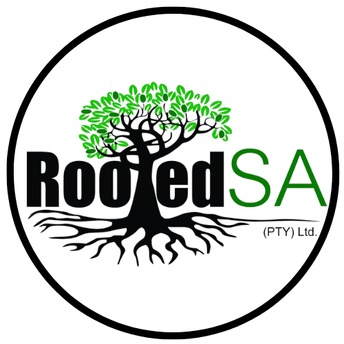 Rooted SA logo – website design client